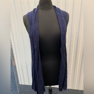 Croft & Barrow Sleeveless Drape Vest